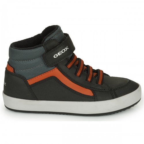 Geox Παιδικά Sneakers High Ανατομικά για Αγόρι Μαύρα J265CA 054FU C9BN6
