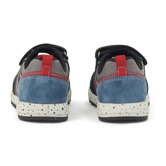 Geox Παιδικά Sneakers Alben Ανατομικά για Αγόρι Μαύρα B043CC-022FU-C0260