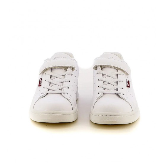 Levi's Παιδικά Sneakers με κορδόνια και velcro VAVE0082S-0061 Λευκά
