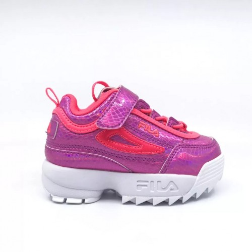 Fila Παιδικό Sneaker Disruptor για Κορίτσι Φούξια 1011418-81A