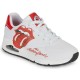 Skechers Uno Γυναικεία Sneakers Λευκά 177965-WRD Rolling Stones Lick Printed