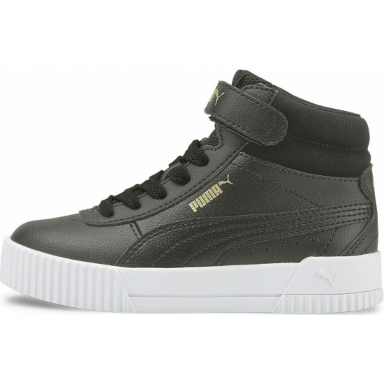 Puma Παιδικό Sneaker High Carina Μαύρο 374441-03