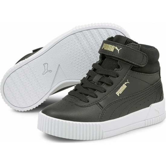 Puma Παιδικό Sneaker High Carina Μαύρο 374441-03