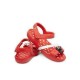 Crocs Παιδικά Ανατομικά Παπουτσάκια Θαλάσσης Lina Flame Κόκκινα 204999-8C1