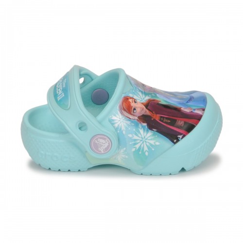 Crocs Παιδικές Παντόφλες Γαλάζιες Frozen 206804-4O9