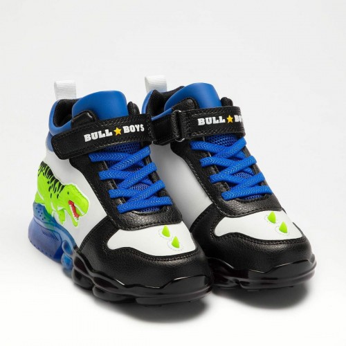 Bull Boys Παιδικά Sneakers High με Φωτάκια για Αγόρι Πολύχρωμα DNAL2201