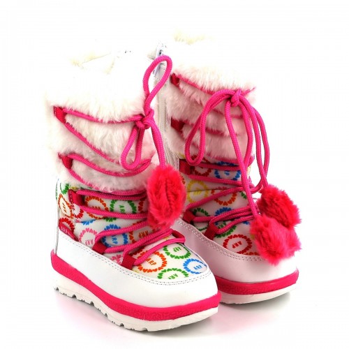 Agatha Ruiz De La Prada Παιδικές Μπότες Χιονιού για Κορίτσι Λευκές 221995-B