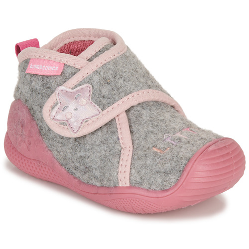 Biomecanics 231293-A Υφασμάτινο παιδικό παπούτσι για κορίτσι Γκρι