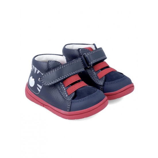 Garvalin Παιδικά Sneakers με Σκρατς Μπλε 231314-A