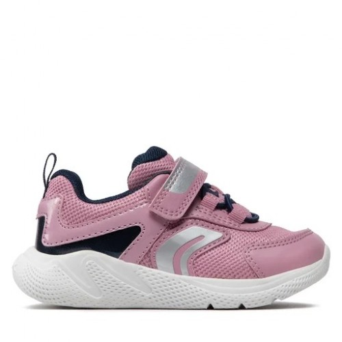 Geox Παιδικά Sneakers Sprintye Ανατομικά για Κορίτσι Ροζ B254TB 0BC14 C8WF4