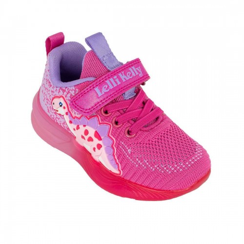 Lelli Kelly Παιδικά Sneakers Dinosauretta Ανατομικά με Φωτάκια για Κορίτσι Φούξια LKAL3454-AN01