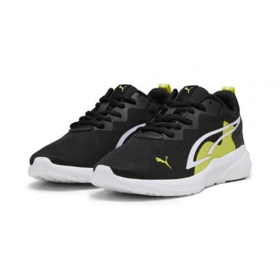 Puma Παιδικά Sneakers High All-Day Active Μαύρο Κίτρινο 387386-15