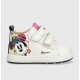 Geox Παιδικά Sneakers Ανατομικά με Σκρατς για Κορίτσι Λευκό B364CB-00085-C0404