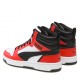 Puma παιδικά sneaker μποτάκια 393831-03 σε Μαύρο - Κόκκινο Χρώμα