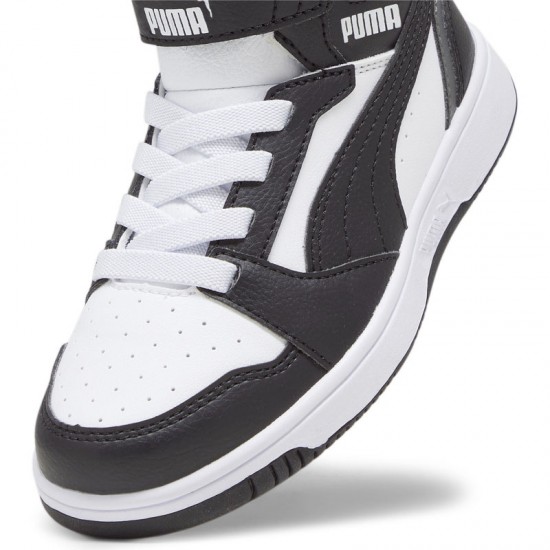 Puma παιδικά sneaker μποτάκια 393832-01 σε Μαύρο - Λευκό Χρώμα