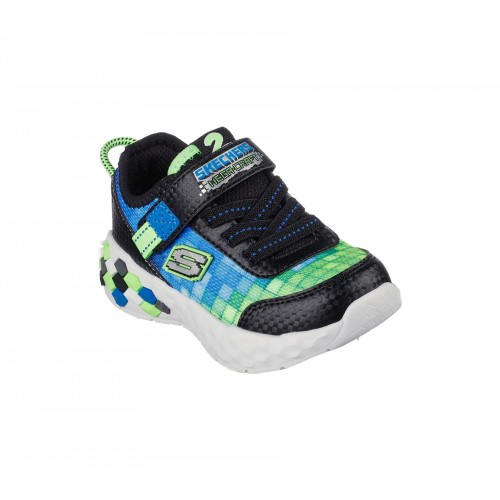 Skechers Παιδικό Sneaker με Σκρατς για Αγόρι Μαύρο 402205N-BBLM