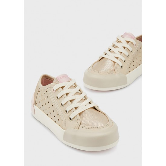 Mayoral Παιδικά Sneakers για Κορίτσι Beige 22-43337-037