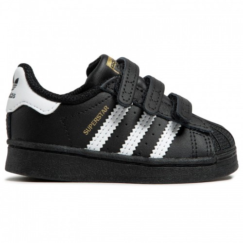 Adidas Παιδικό Sneaker Superstar με Σκρατς Μαύρο EF4843
