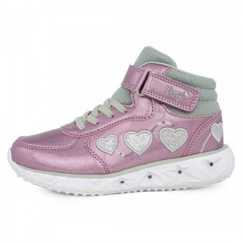 Primigi Παιδικά Sneakers High Ανατομικά Ροζ 4970111