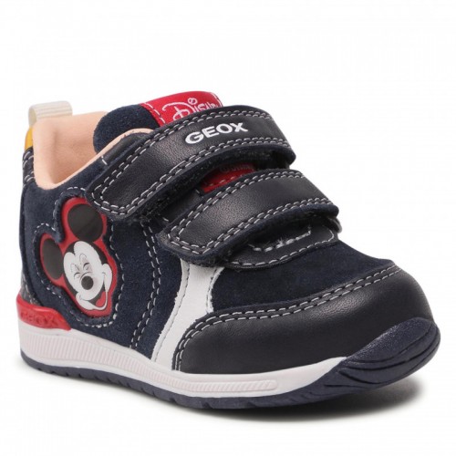 Geox Παιδικό Sneaker Risho με Σκρατς για Αγόρι Navy Μπλε B160RB 02285 C4211