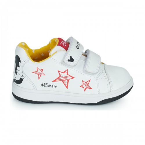 Geox Παιδικό Sneaker με Σκρατς για Αγόρι Λευκό B251LA-00085-C0404