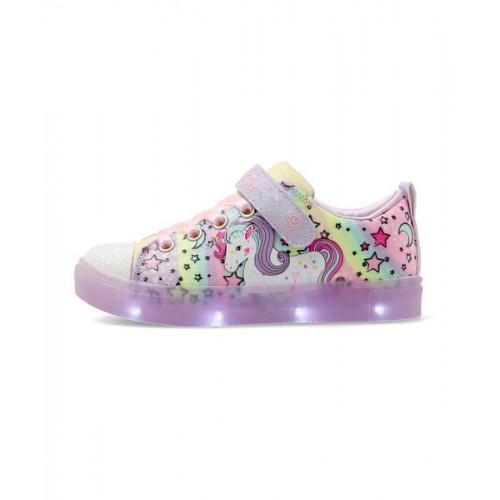 Skechers Παιδικά Sneakers με Φωτάκια για Κορίτσι Λιλά 314783L-LVMT