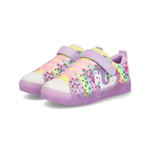 Skechers Παιδικά Sneakers με Φωτάκια για Κορίτσι Λιλά 314783L-LVMT