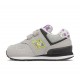 New Balance Παιδικό Sneaker 574 Classics με Σκρατς για Κορίτσι Γκρι IV574WO1