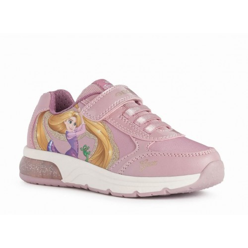 Geox Παιδικό Sneaker με Φωτάκια για Κορίτσι Ροζ J258VA 011AJ C8005
