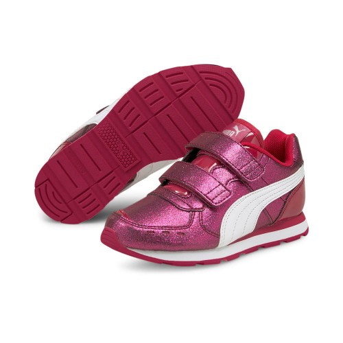 Puma Παιδικό Sneaker Vista Glitz με Σκρατς για Κορίτσι 369720-15 Fucshia