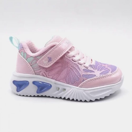 Geox Παιδικά Sneakers Ανατομικά για Κορίτσι Ροζ J25E9B 0ASKN C8842