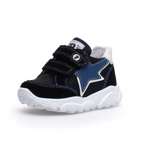Παιδικά Sneakers FALCOTTO 2016961011A03 Μαύρο - Μπλε Για Αγόρι