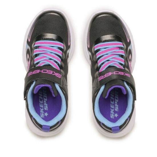 Skechers Παιδικά Sneakers Eureka Shine για Κορίτσι Μαύρα 303520L-BKMT