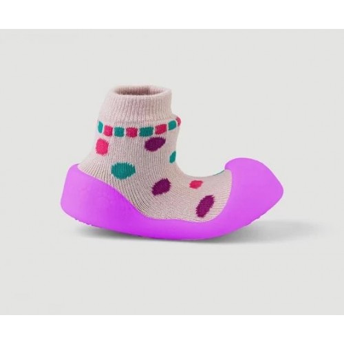 Big Toes Παιδικά παπούτσια Αγκαλιάς Chameleon NewPolka Pink
