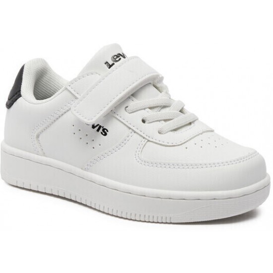 Levi's Παιδικά Sneakers Union Λευκά - Μαύρο VUNB0001S-0062