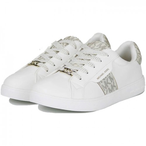 Michael Kors Kids Sneakers Για Κορίτσι MK101006T σε Λευκό-Χρυσό χρώμα