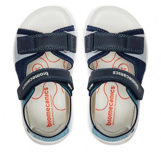 Biomecanics 242272-A παιδικό παπούτσι πέδιλο για αγόρι Μπλε