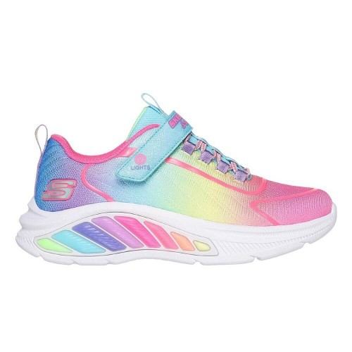 Skechers παιδικά αθλητικά παπούτσια με φωτάκια για κορίτσια Πολύχρωμο 303721L-TQMT