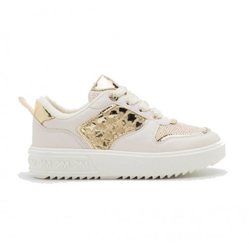 Michael Kors Kids Sneakers Για Κορίτσι MK100922C σε Λευκό-Χρυσό χρώμα