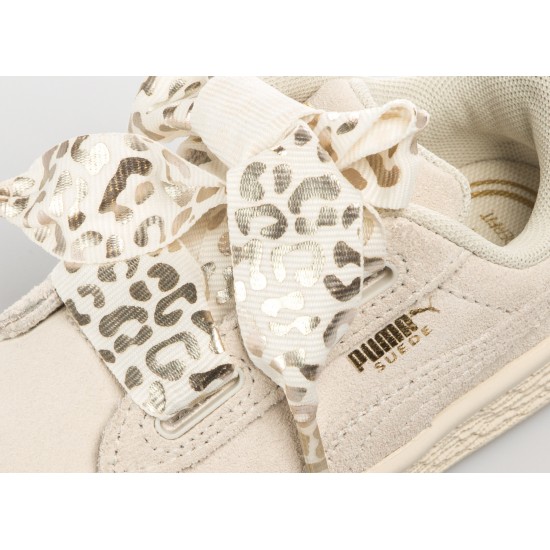 Puma Παιδικό Sneaker Suede Heart Athluxe Λευκό 366846-03