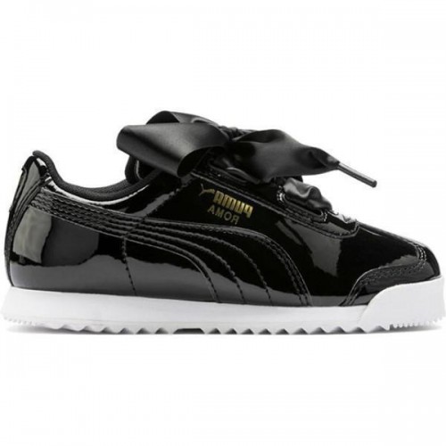 Παιδικά δετά sneakers PUMA για κορίτσια σε μαύρο Χρώμα 370609-02