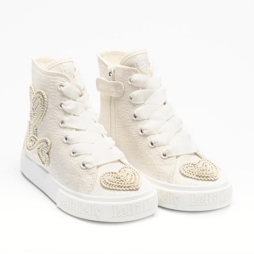 Lelli Kelly Παιδικά Sneakers High Λευκά LKED4173-BI01