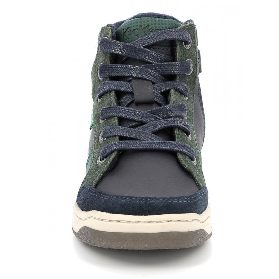 Kickers Παιδικά Sneakers High για Αγόρι Πράσινα 910890-30-103