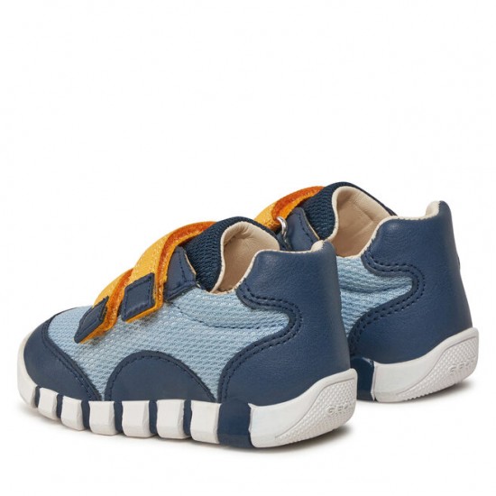 Geox Παιδικά Sneakers B Iupidoo Ανατομικά Navy Μπλε B3555C 01454 CE4F4