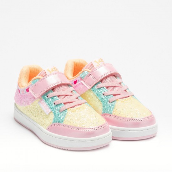 Lelli Kelly Παιδικά Sneakers Κίτρινο-ροζ LKAA8090-GIRO