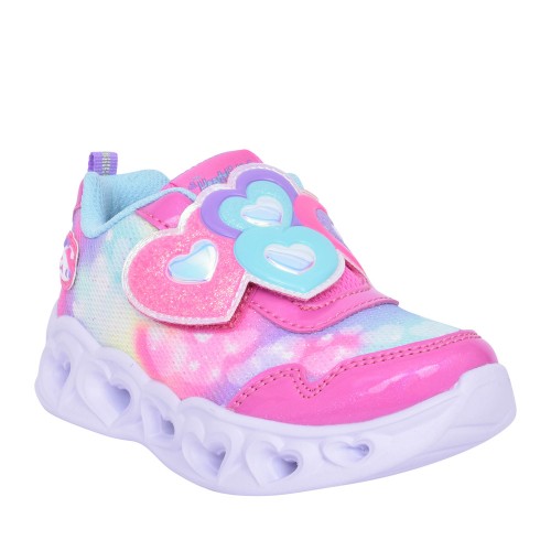 Skechers Παιδικά Sneakers Heart με Φωτάκια Πολύχρωμα 302693N-PKTQ