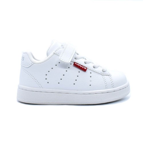 Levi's Παιδικά Sneakers με κορδόνια και velcro VAVE0102S-0061 Λευκά